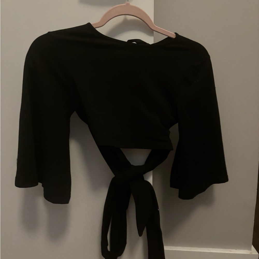 NWT Fashion Union Tie Knot Crop Top - Picture 5 of 5